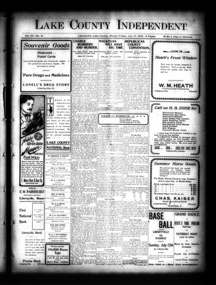 Lake County Independent, 15 Jul 1904