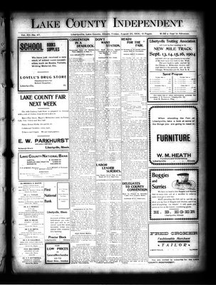 Lake County Independent, 26 Aug 1904