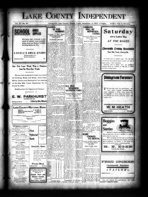 Lake County Independent, 16 Sep 1904