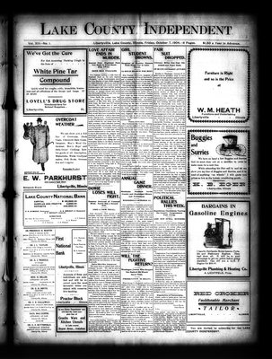 Lake County Independent, 7 Oct 1904