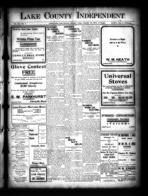 Lake County Independent, 28 Oct 1904