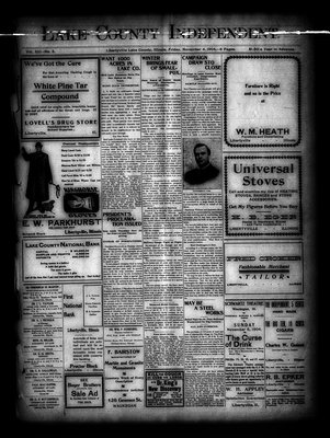 Lake County Independent, 4 Nov 1904