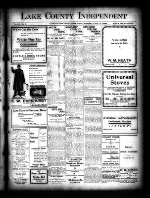 Lake County Independent, 11 Nov 1904