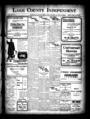 Lake County Independent, 25 Nov 1904