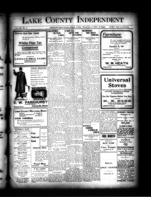 Lake County Independent, 2 Dec 1904