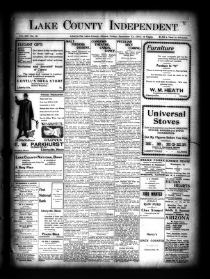 Lake County Independent, 23 Dec 1904