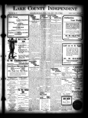 Lake County Independent, 7 Apr 1905