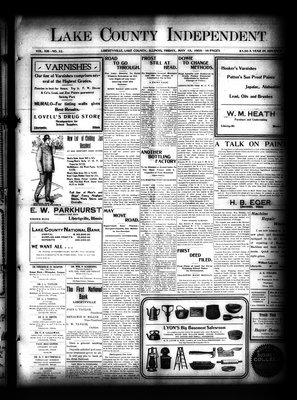 Lake County Independent, 12 May 1905