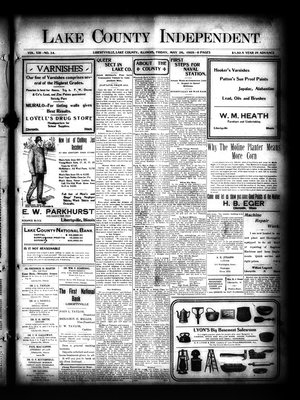 Lake County Independent, 26 May 1905