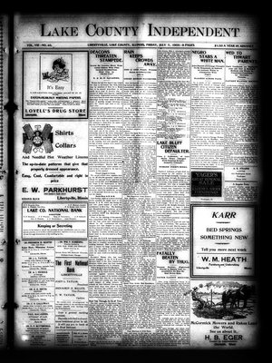 Lake County Independent, 7 Jul 1905