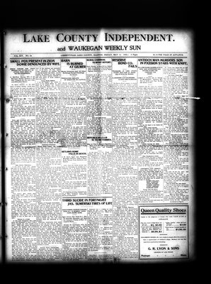 Lake County Independent and Waukegan Weekly Sun, 11 May 1906