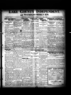 Lake County Independent and Waukegan Weekly Sun, 25 May 1906