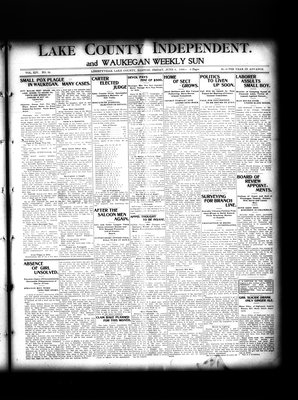 Lake County Independent and Waukegan Weekly Sun, 8 Jun 1906