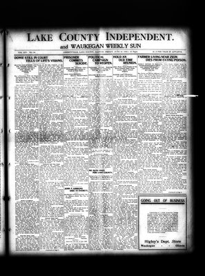 Lake County Independent and Waukegan Weekly Sun, 22 Jun 1906