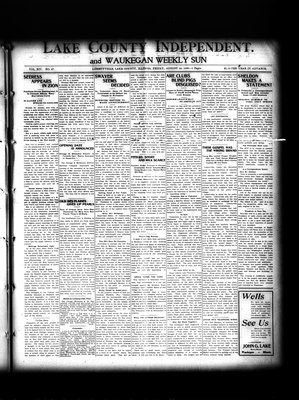 Lake County Independent and Waukegan Weekly Sun, 24 Aug 1906