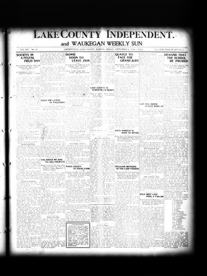 Lake County Independent and Waukegan Weekly Sun, 28 Sep 1906