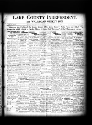 Lake County Independent and Waukegan Weekly Sun, 18 Jan 1907