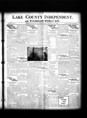 Lake County Independent and Waukegan Weekly Sun, 15 Feb 1907