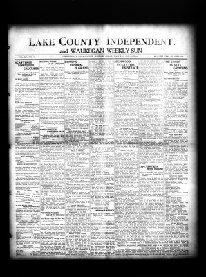 Lake County Independent and Waukegan Weekly Sun, 22 Mar 1907