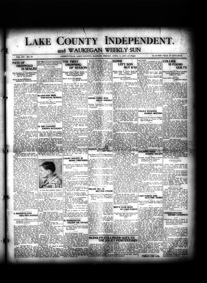 Lake County Independent and Waukegan Weekly Sun, 12 Apr 1907