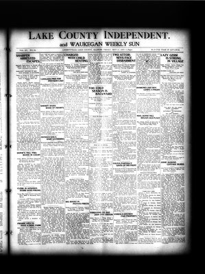 Lake County Independent and Waukegan Weekly Sun, 10 May 1907