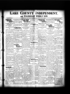 Lake County Independent and Waukegan Weekly Sun, 24 May 1907