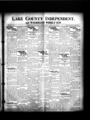 Lake County Independent and Waukegan Weekly Sun, 14 Jun 1907