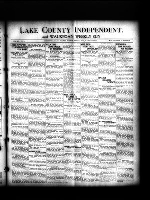 Lake County Independent and Waukegan Weekly Sun, 21 Jun 1907