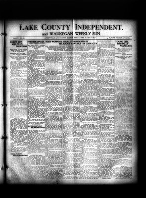 Lake County Independent and Waukegan Weekly Sun, 27 Sep 1907