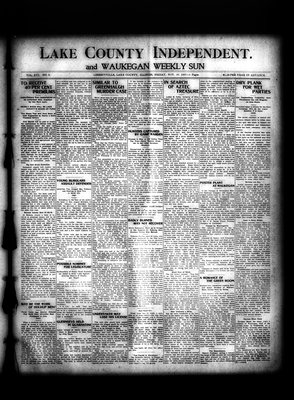 Lake County Independent and Waukegan Weekly Sun, 29 Nov 1907