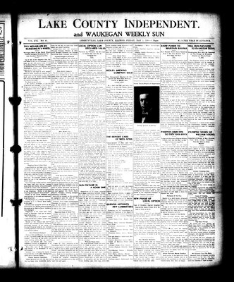 Lake County Independent and Waukegan Weekly Sun, 1 May 1908