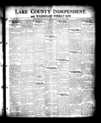 Lake County Independent and Waukegan Weekly Sun, 3 Jul 1908