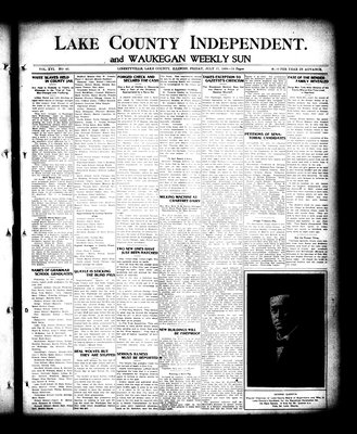 Lake County Independent and Waukegan Weekly Sun, 17 Jul 1908