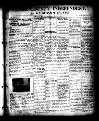 Lake County Independent and Waukegan Weekly Sun, 4 Dec 1908