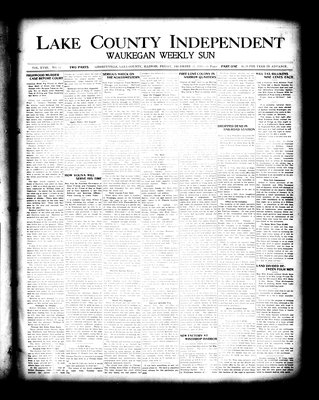 Lake County Independent and Waukegan Weekly Sun, 17 Dec 1909