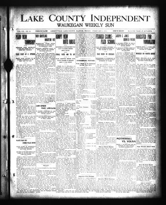 Lake County Independent and Waukegan Weekly Sun, 2 Feb 1912