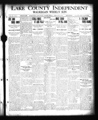 Lake County Independent and Waukegan Weekly Sun, 16 Feb 1912