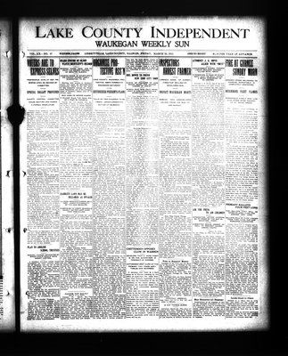 Lake County Independent and Waukegan Weekly Sun, 29 Mar 1912