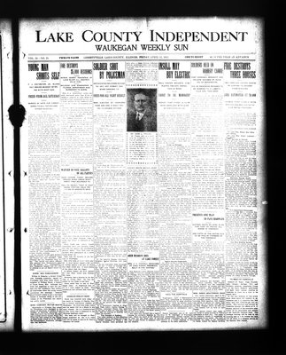 Lake County Independent and Waukegan Weekly Sun, 12 Apr 1912