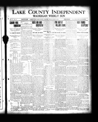 Lake County Independent and Waukegan Weekly Sun, 19 Apr 1912