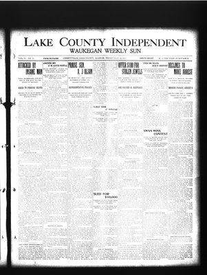 Lake County Independent and Waukegan Weekly Sun, 24 May 1912