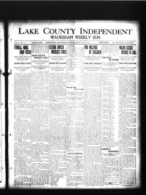 Lake County Independent and Waukegan Weekly Sun, 7 Jun 1912