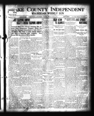 Lake County Independent and Waukegan Weekly Sun, 14 Jun 1912