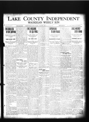 Lake County Independent and Waukegan Weekly Sun, 21 Jun 1912