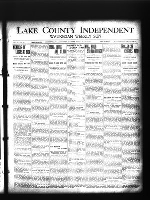 Lake County Independent and Waukegan Weekly Sun, 26 Jul 1912