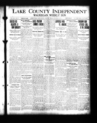 Lake County Independent and Waukegan Weekly Sun, 24 Jan 1913