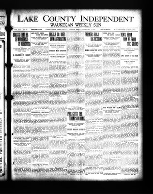 Lake County Independent and Waukegan Weekly Sun, 7 Feb 1913