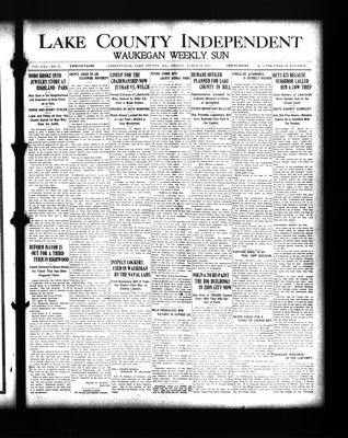 Lake County Independent and Waukegan Weekly Sun, 28 Mar 1913