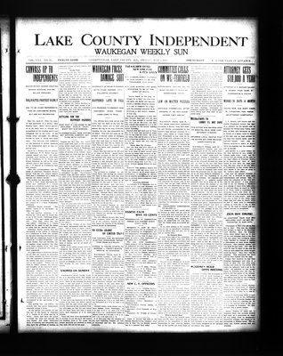 Lake County Independent and Waukegan Weekly Sun, 2 May 1913