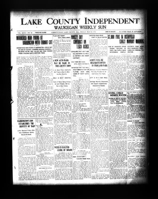 Lake County Independent and Waukegan Weekly Sun, 30 May 1913